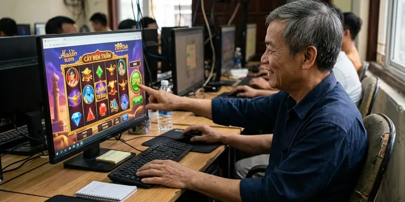 Hướng dẫn xoay hũ Aladdin Slots tại 789 Club