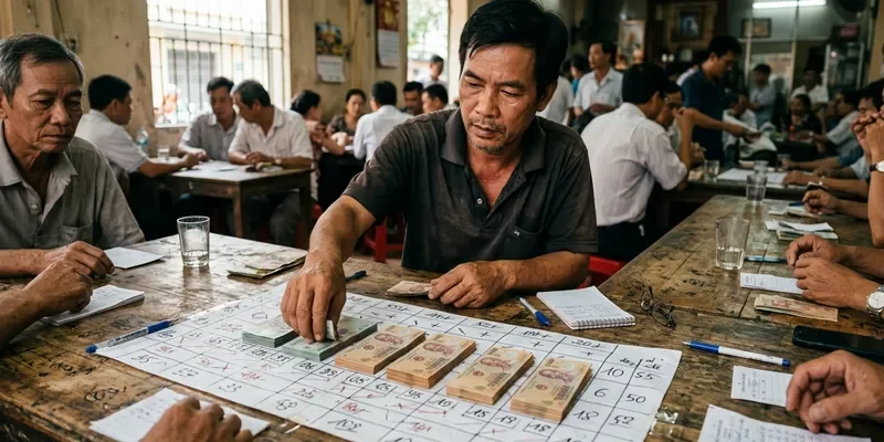 Minh họa lối vào tiền theo chuỗi